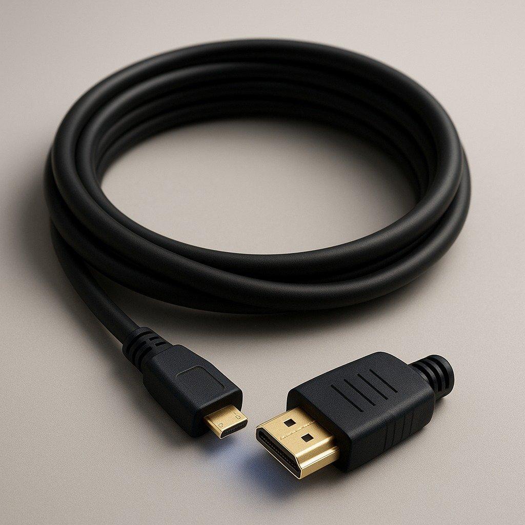 Micro HDMI to HDMI Cable — full unbranded equipment configuration
